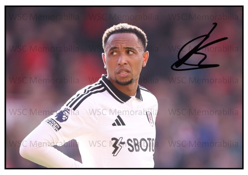11488. Kenny Tete Signed Pictures (A4 Prints) Fulham Lyon Holland Ajax