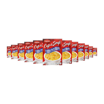 SOUP SECRETS Lipton Cup-a-Soup Instant Soup For a Warm Cup of Pack of 12
