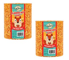 2-Pack of Flaming Hot Feast Large Wild Bird Seed Cylinder 4 lbs. 3 oz.