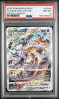 2023 POKEMON SWORD & SHIELD CROWN ZENITH #GG44 FULL ART/MEWTWO VSTAR PSA 8