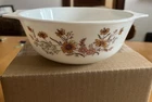 Vintage Pyrex England Country Autumn Floral Casserole Dish 8" Bowl