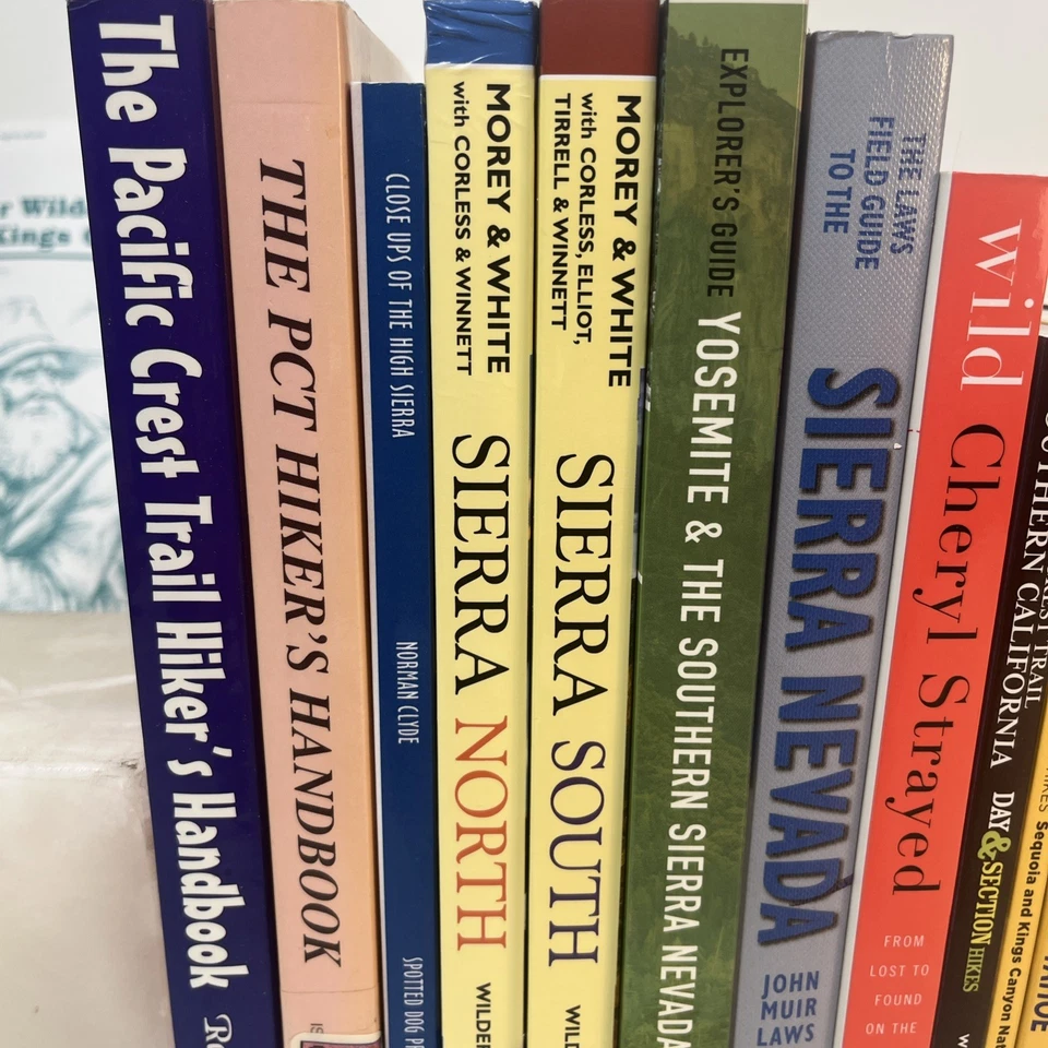 13 Trail Guides Book LOT California Hiking Backpacking Sierra Pacific Crest MAP — 第 2/4 张图片