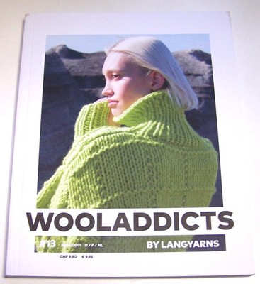 Lang Yarnds WOOLADDICTS Knitting pattern book #13 with 50 Designs for Women