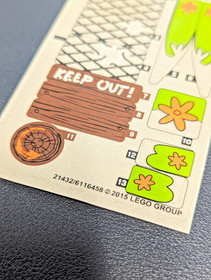 New Lego Scooby-Doo 75903 Haunted Lighthouse **STICKER SHEET** Authentic