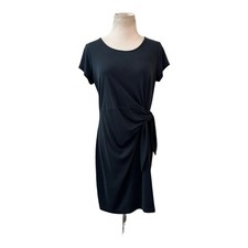 Skies Are Blue gray short sleeves mini dress size Small