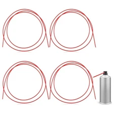4x Spray Can Tubes 51.18 inch for Hard to Reach Areas Automobile Maintenance
