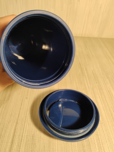 Blue DUTCH BROS Brothers Coffee Plastic Tumbler Guaranteed To Satisfy Windmill - Picture 6 of 6