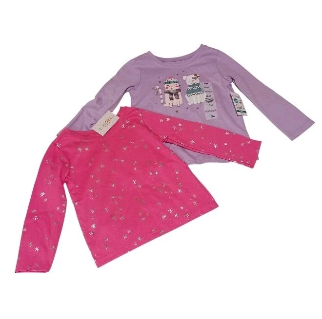 LOTE Garanimals Invierno LS Camisas y LS Bodys de Una Pieza 18M Foto 3 de 4