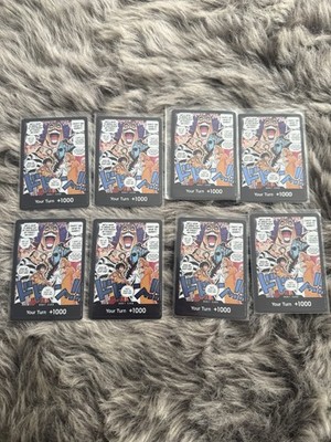 One Piece TCG Lot/Konvolut Your Turn +1000 (8 Stück!) EN! Einzelabnahme möglich!
