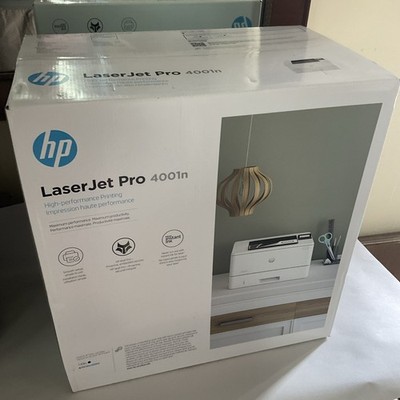 New OEM BOX HP LaserJet Pro 4001n Laser Printer Black And White 2Z599F withToner