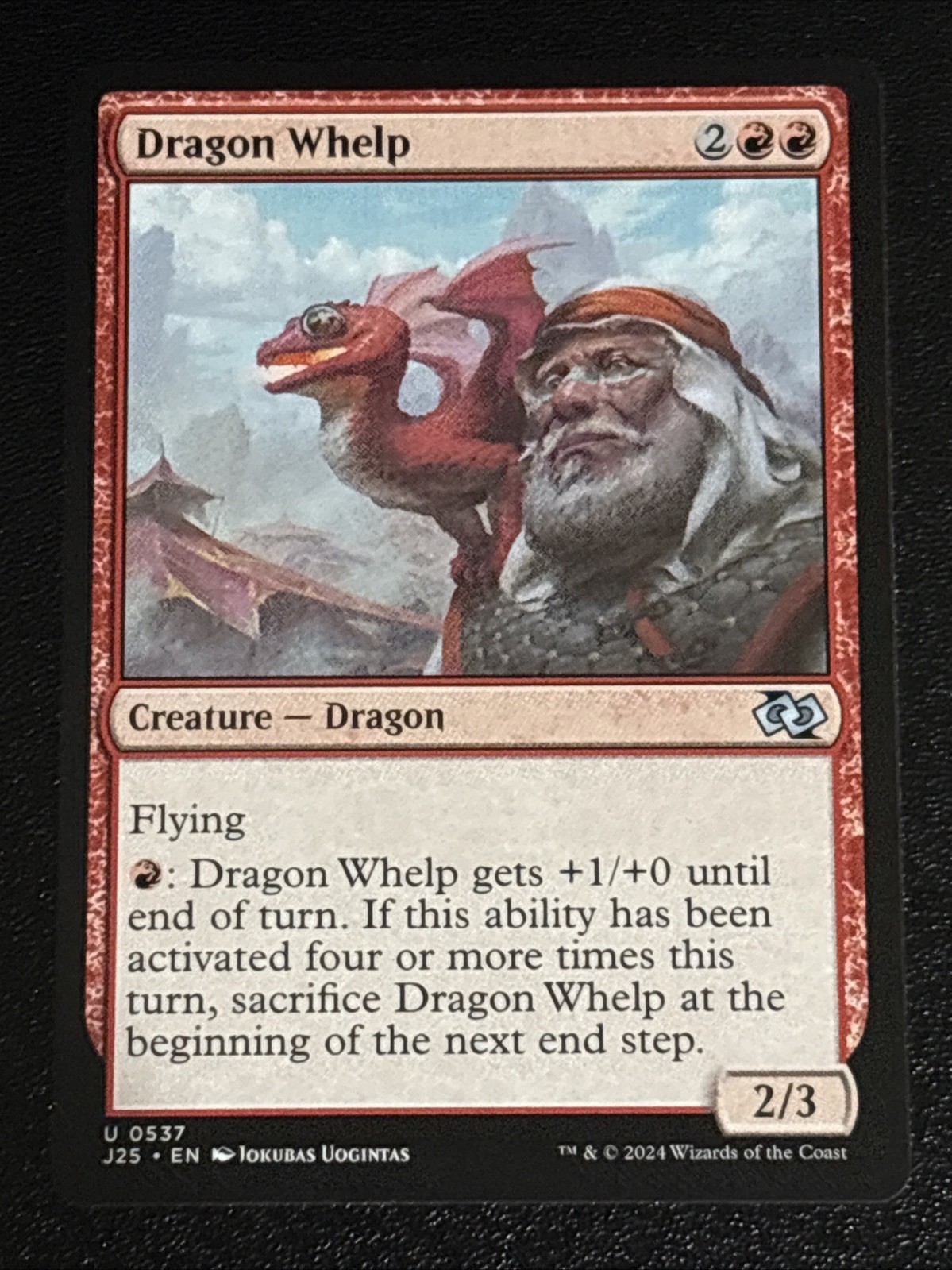 MTG Foundations Jumpstart Dragon Whelp 0537 NM