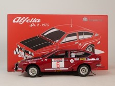 Laudoracing Alfa Romeo Alfetta Gr.2 #6 Winner Rally Isola Elba 1975 1/18 LM199B