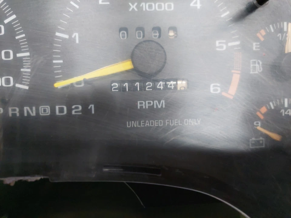 Chevy S10 Blazer 1996 4,3 velocímetro automático cuadro de instrumentos Foto 2 de 4