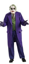Adult Mens Licensed THE JOKER Classic Fancy Dress Costume Batman Heath Ledger