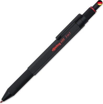 rOtring 600 3-in-1-Schreibgerät mit Kugelschreiber und Druckbleistift | 