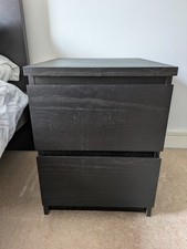 IKEA Bedside Table 2-Drawer Set