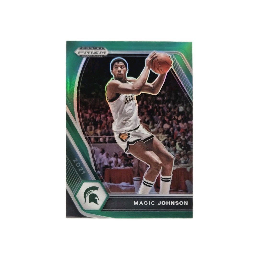 2021-22 Panini Prizm Draft Picks - Magic Johnson #86 Green Prizm