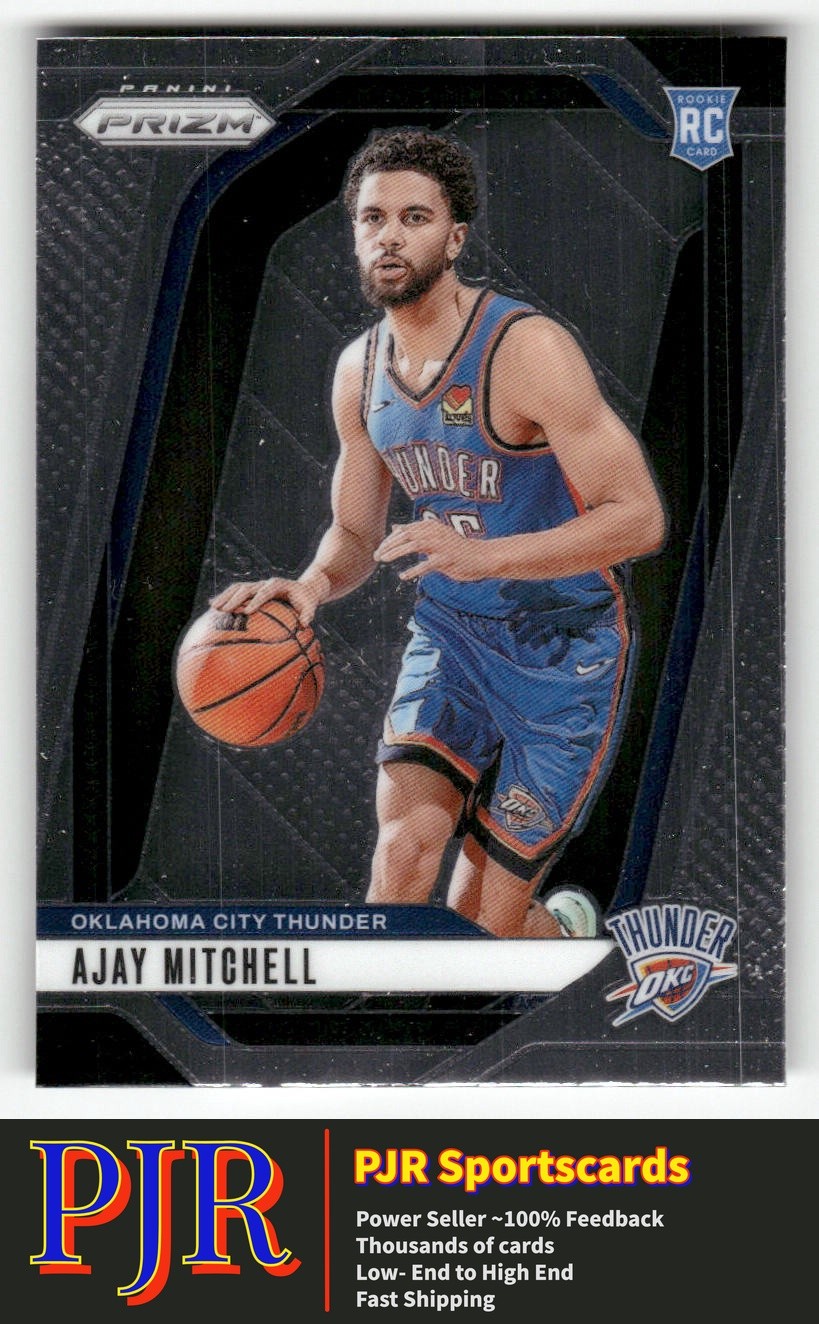 Ajay Mitchell 2024-25 Panini Prizm #226 Oklahoma City Thunder Rookie