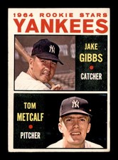 1964 Topps #281 Jake Gibbs/Tom Metcalf Rookie Stars VG/VGEX X3693388