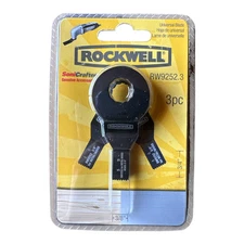 Rockwell RW9252.3  Plunge cutter 3/8" x 3/4" Depth Package of 3 Universal Blades
