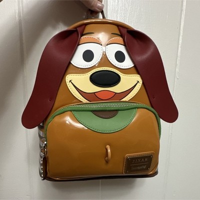 Loungefly Toy Story Slinky Dog Mini Backpack Brown Green Red