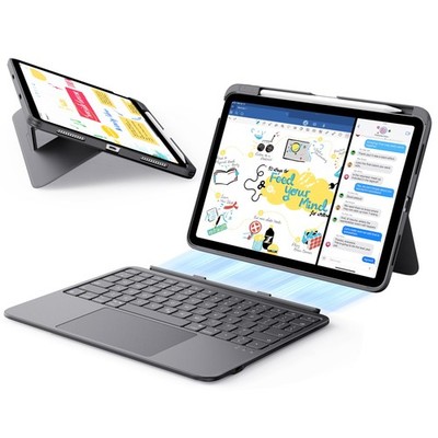 ESR iPad A16 (11th) 2025/10th Generation Flex Keyboard Case, Dark Gray 