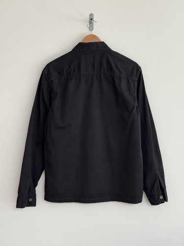 Allsaints “Spotter” Overshirt Shacket Shirt Jacket Black Large - Picture 11 of 12