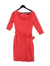 Bombshell Bodycon Midi Dress UK12 in Pink