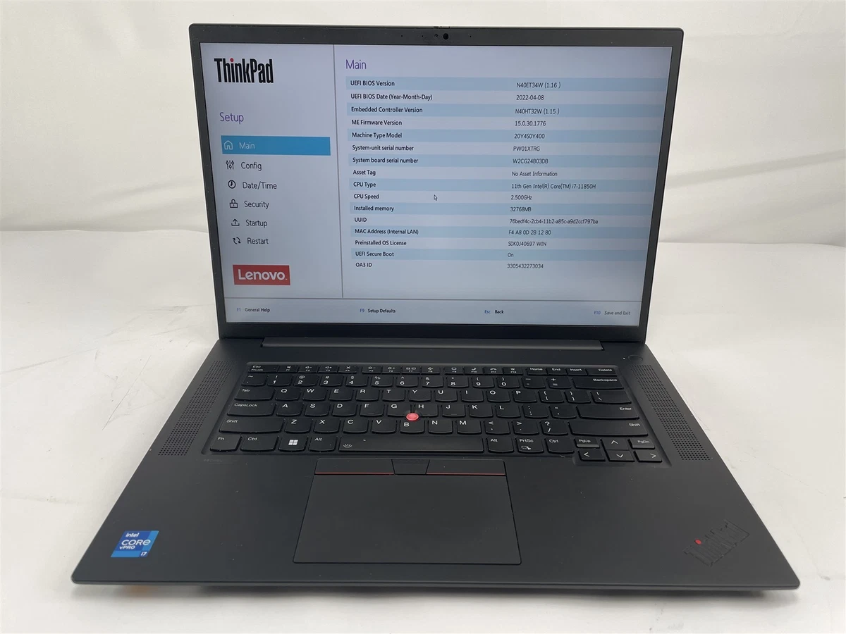 Lenovo ThinkPad P1 Gen4 16