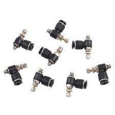 8pz Connettori Push Fit per Controllo Flusso Aria in Sistemi Tubi Pneumatici