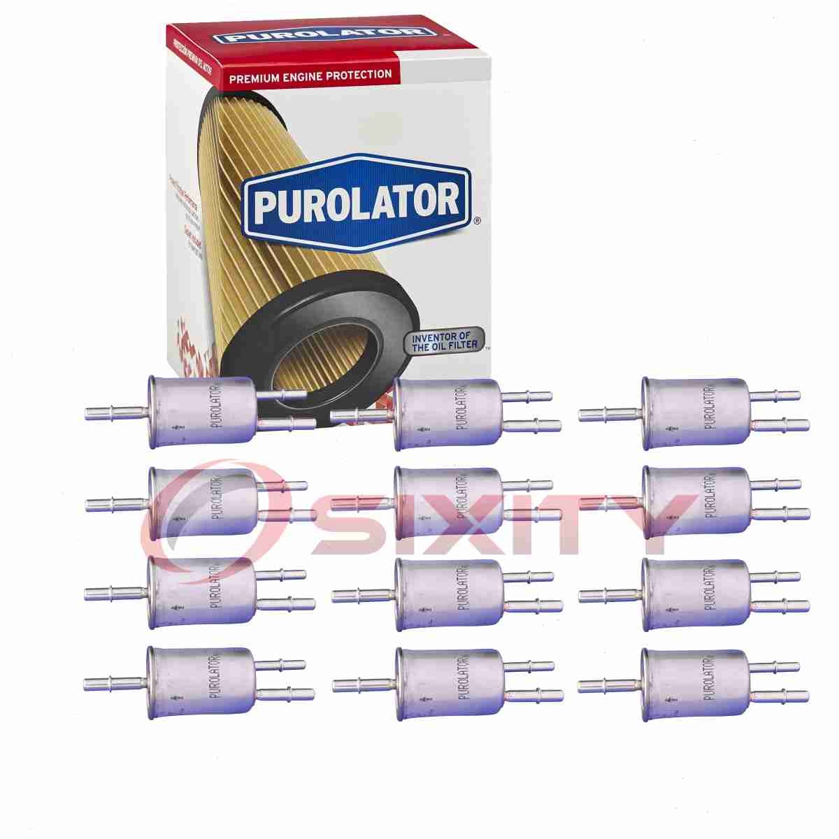 12 pc Purolator F65472 Fuel Filters for XF65472 V3424 PFB65472 PF9343 PF5472 ke