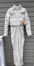The North Face x SKIMS Ski One Piece Suit Women's Small Bone NWT 800 MSRP