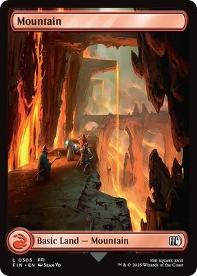 Mountain (0305) MTG Final Fantasy 305 Land Foil NM