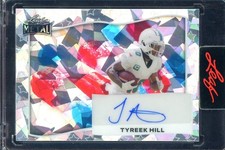2025 Leaf Metal Silver Crystal Tyreek Hill AUTO 4/4