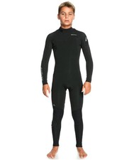 QUIKSILVER SIZE 10 BOYS YOUTH 4/3mm Everyday Sessions Back Zip Wetsuit - NEW