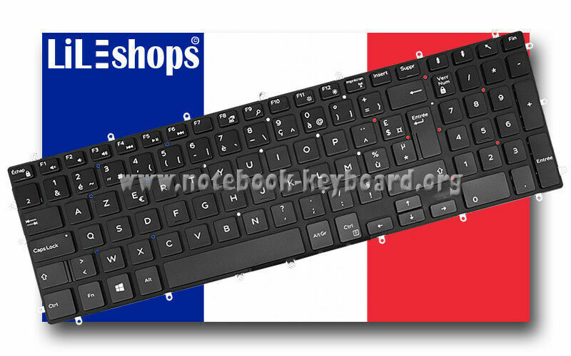 CLAVIER FRANÇAIS ORIGINAL Pour Dell Inspiron 5000 - 5580 5582 5585 EUR