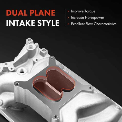 Dual Carburetor Intake Manifold for Ford Mercury 1949-1953 Flathead V8 2-Barrel - Picture 4 of 8