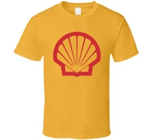 Shell, T-shirt, Gas, Station, Retro, Logo, Car, Automotive, Petrolium, Petrol