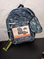 New Wonder Nation Backpack 17" 4 Piece Includes Backpack Lunchbox Gadget Pouch