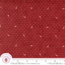 Moda RIDGEWOOD 14978 18 Cherry Red Dots MINICK SIMPSON Quilt Fabric