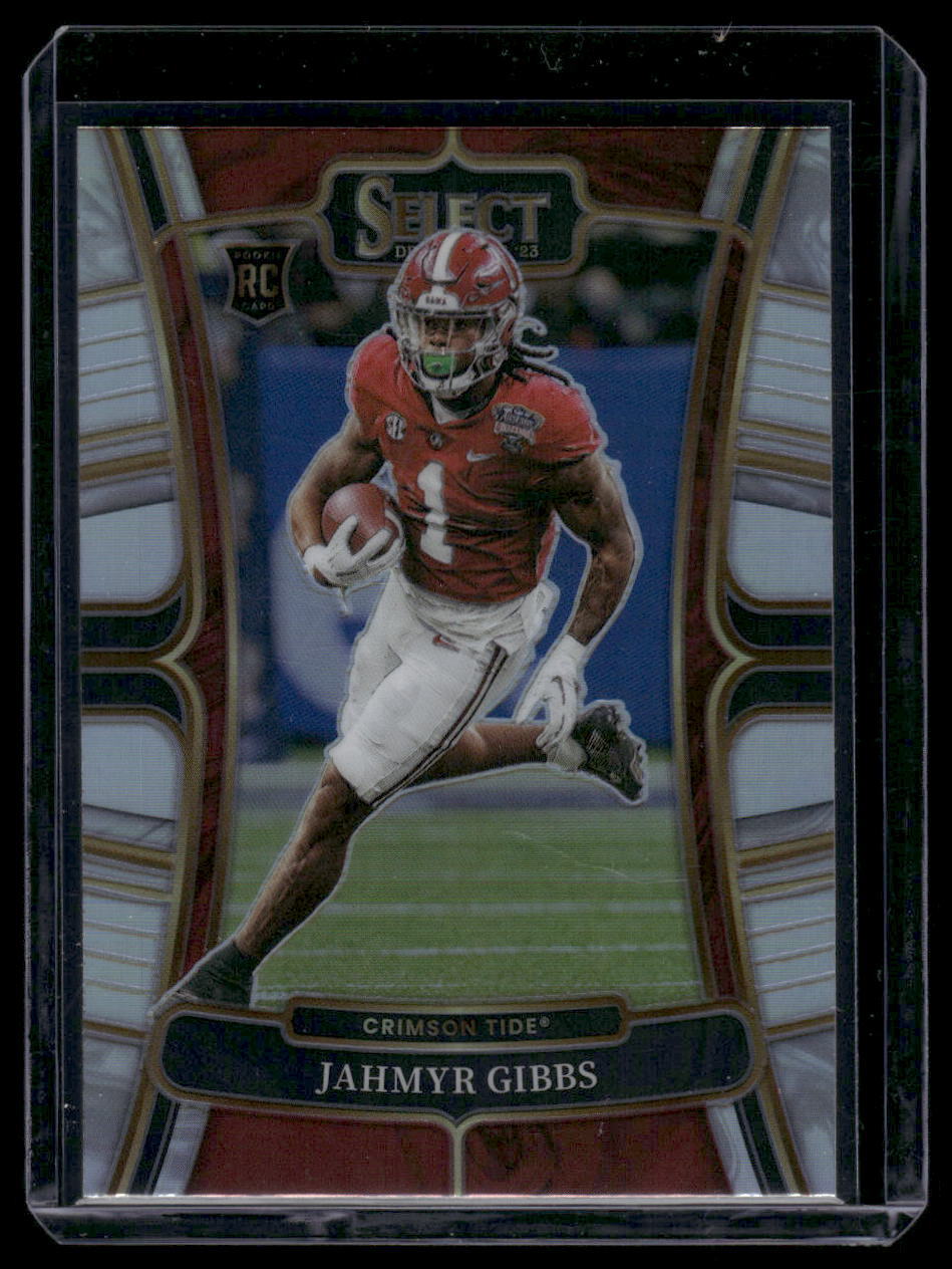 2023 Panini Select Draft Picks #10 Jahmyr Gibbs Silver Prizm