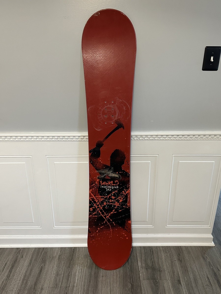 World Industries 157 Snowboard- Red With Hatchet Man | eBay