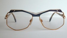 Cazal Vintage Eyeglasses - NOS.Model 230- Col. 97/237 -Gold  Purple stripes