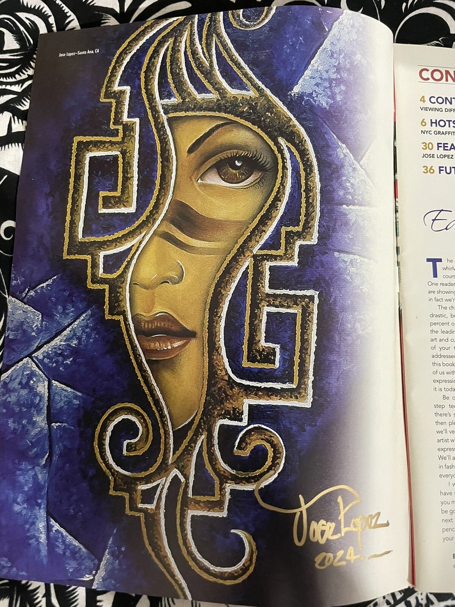 Lowrider Arte Magazine (SIGNED)Oct/ Nov 2005 Jose Lopez (W