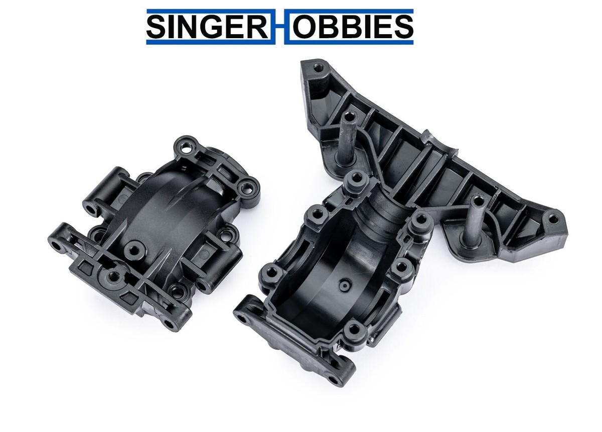 パーツ ug Traxxas 10728 (10728x) Front Upper & Lower Bulkhead Mini Maxx | eBay