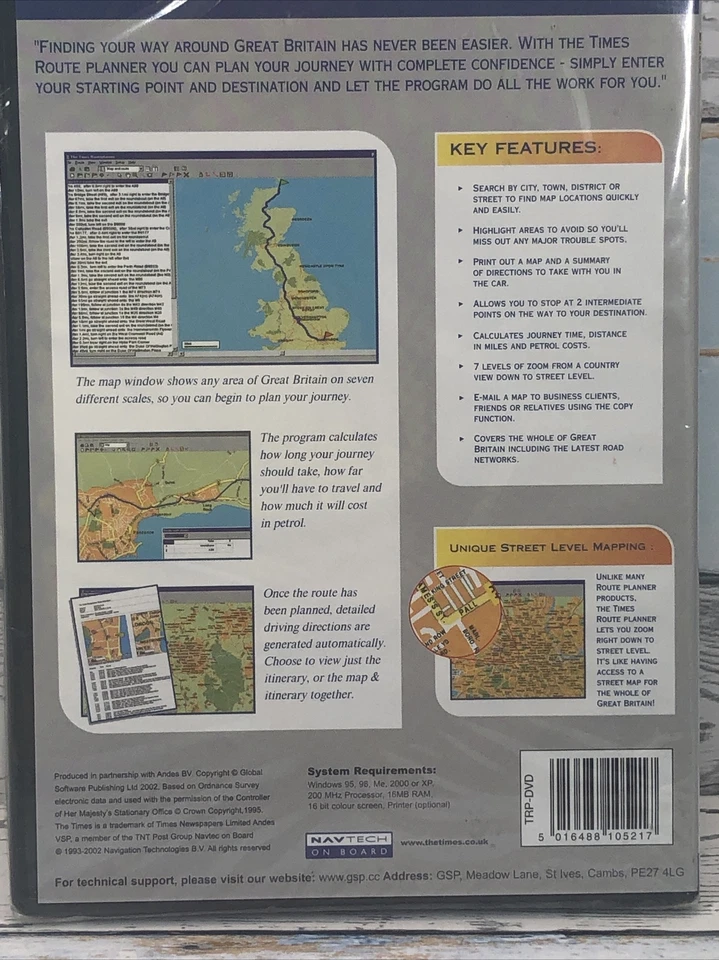 The Times GB Route Planner PC CD-ROM The Times Premium Series - Image 4 of 4