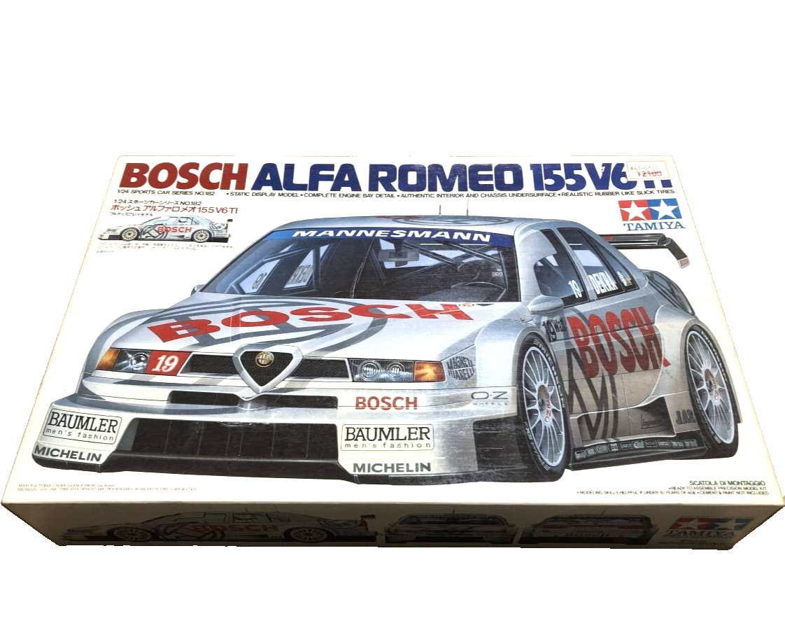 Tamiya 1/24 Bosch ALFA ROMEO 155 V6 TI Plastic Model Kit 