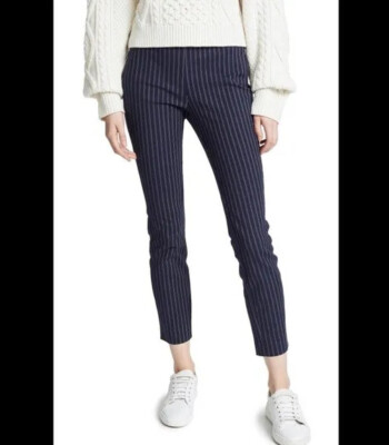 Rag & Bone Simone Navy White Stripe pants sz.8 NWT $295