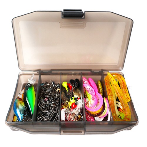 Fishing Lure Set Artificial Hard Bait Metal Jig Spoons Soft Lures for