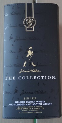 Rare!!! Johnnie Walker Whisky The Collection Black Green Gold Blue Label 4x0,2L